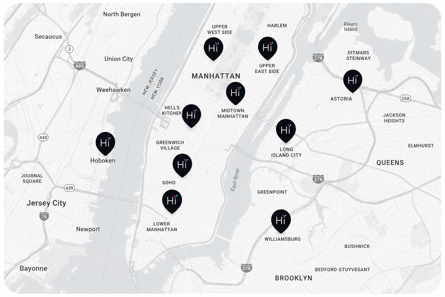 Partner salon map